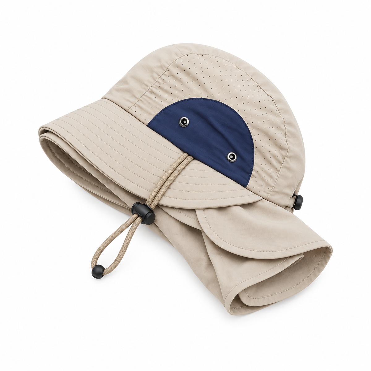 Chapeau kaki de randonnée homme – pliage compact