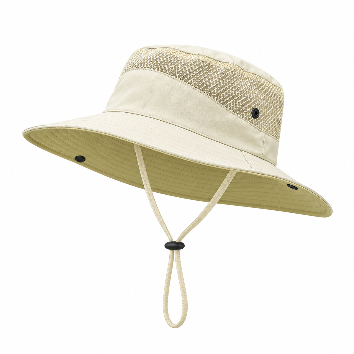 Chapeau safari kaki – profil