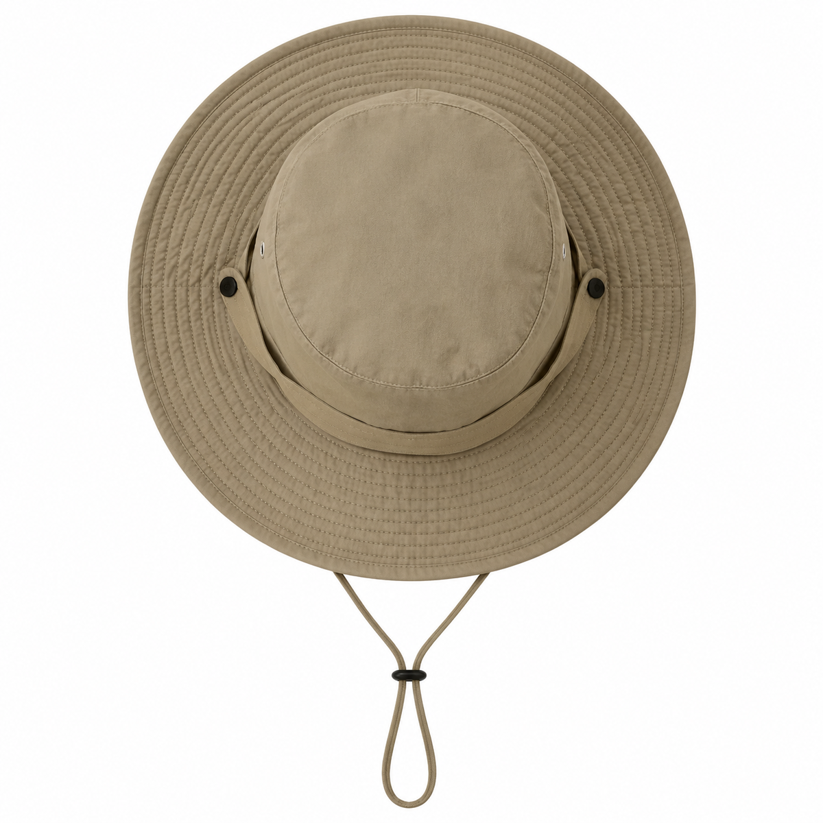 Chapeau tissu homme kaki – dessus