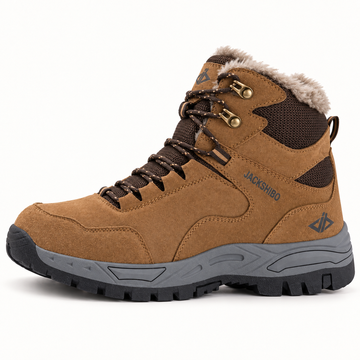 Chaussure randonnée homme marron – profil latéral