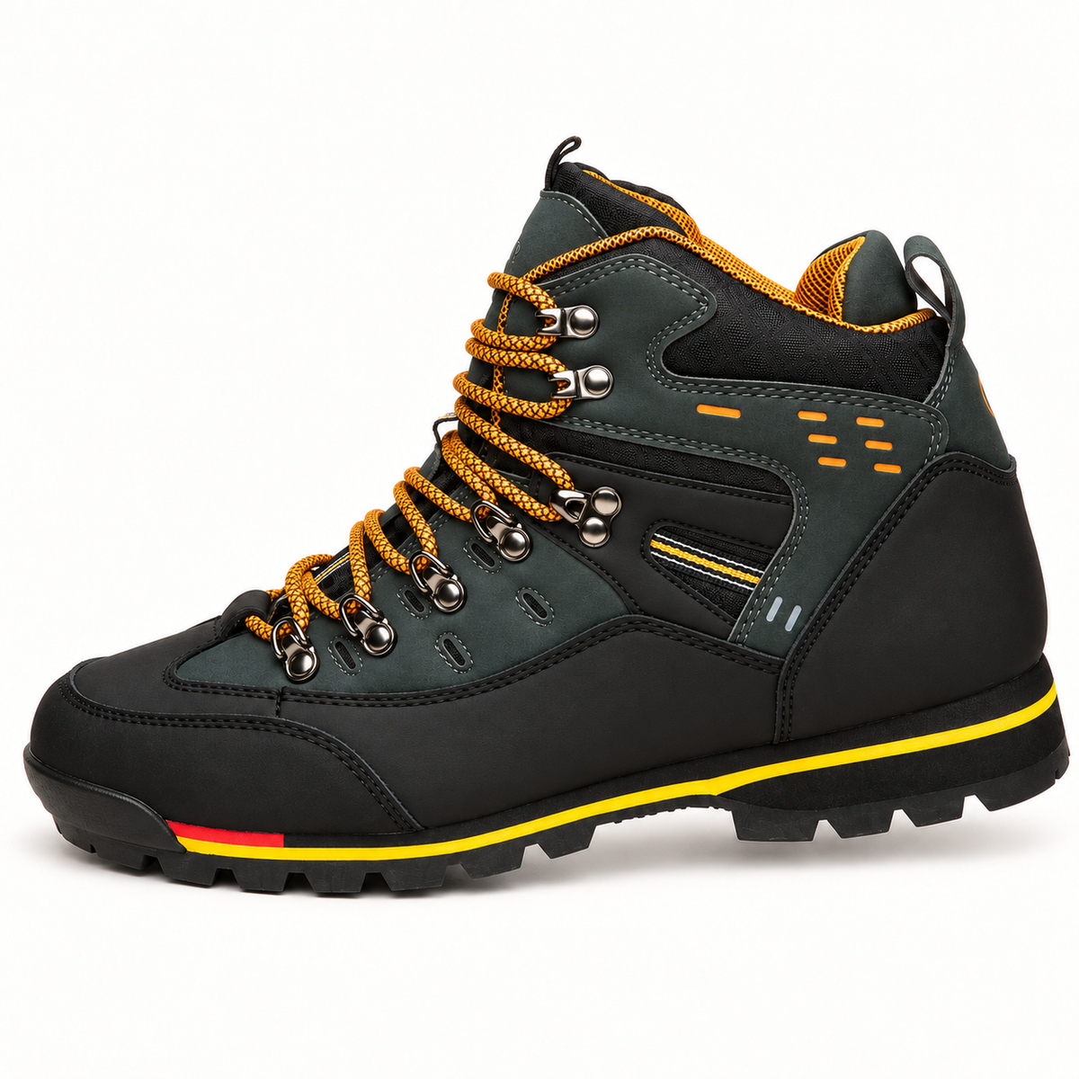 08 chaussures grande randonnee homme orange profil