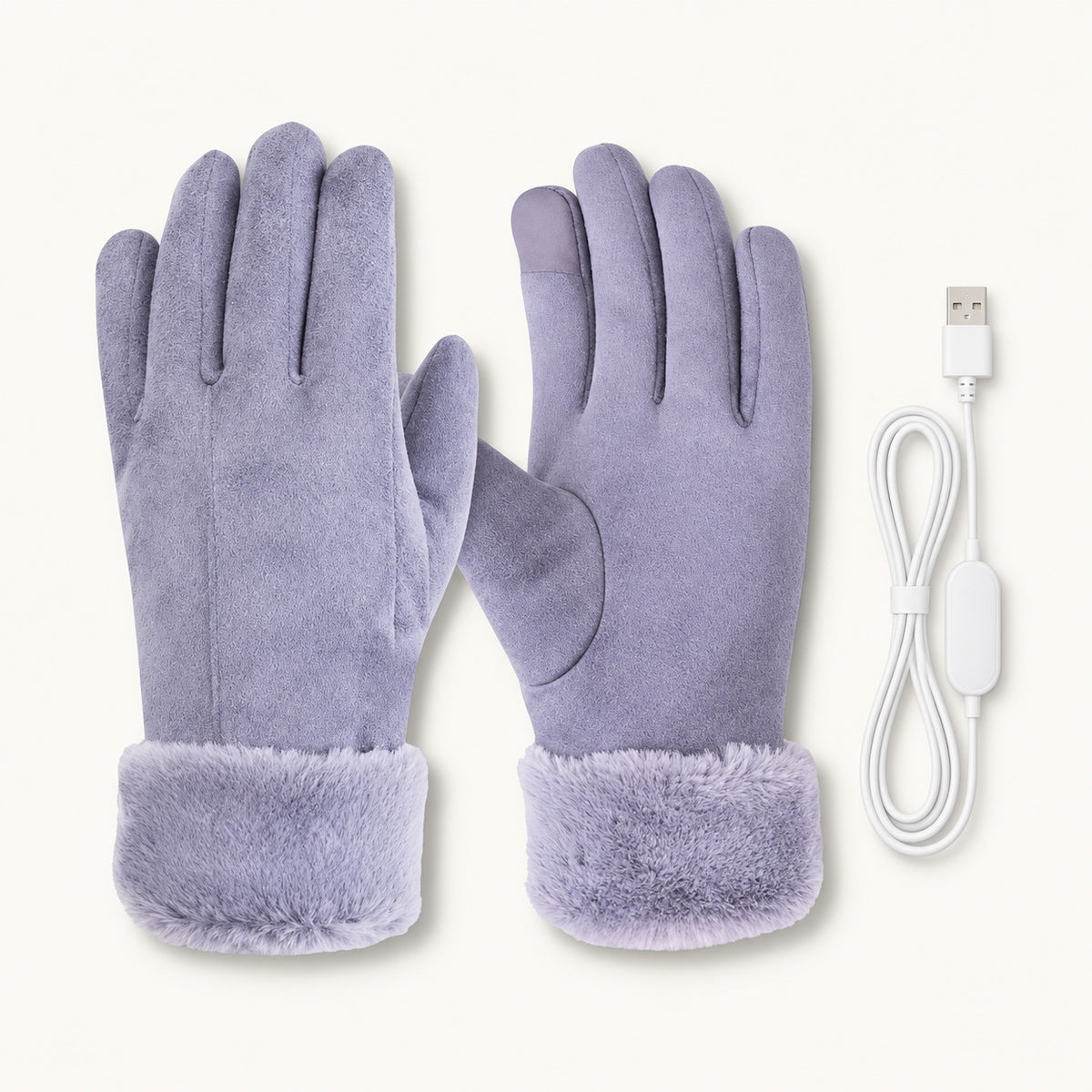 Gants chauffants femme randonnée — paire et kit usb séparé