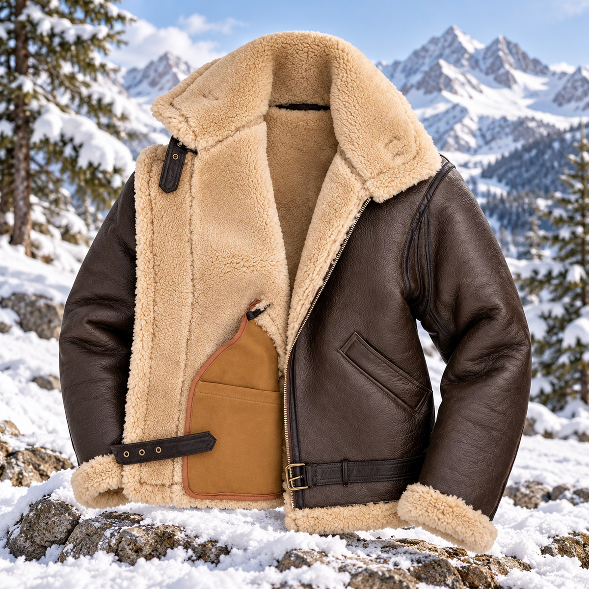 08 neige veste laine randonnee