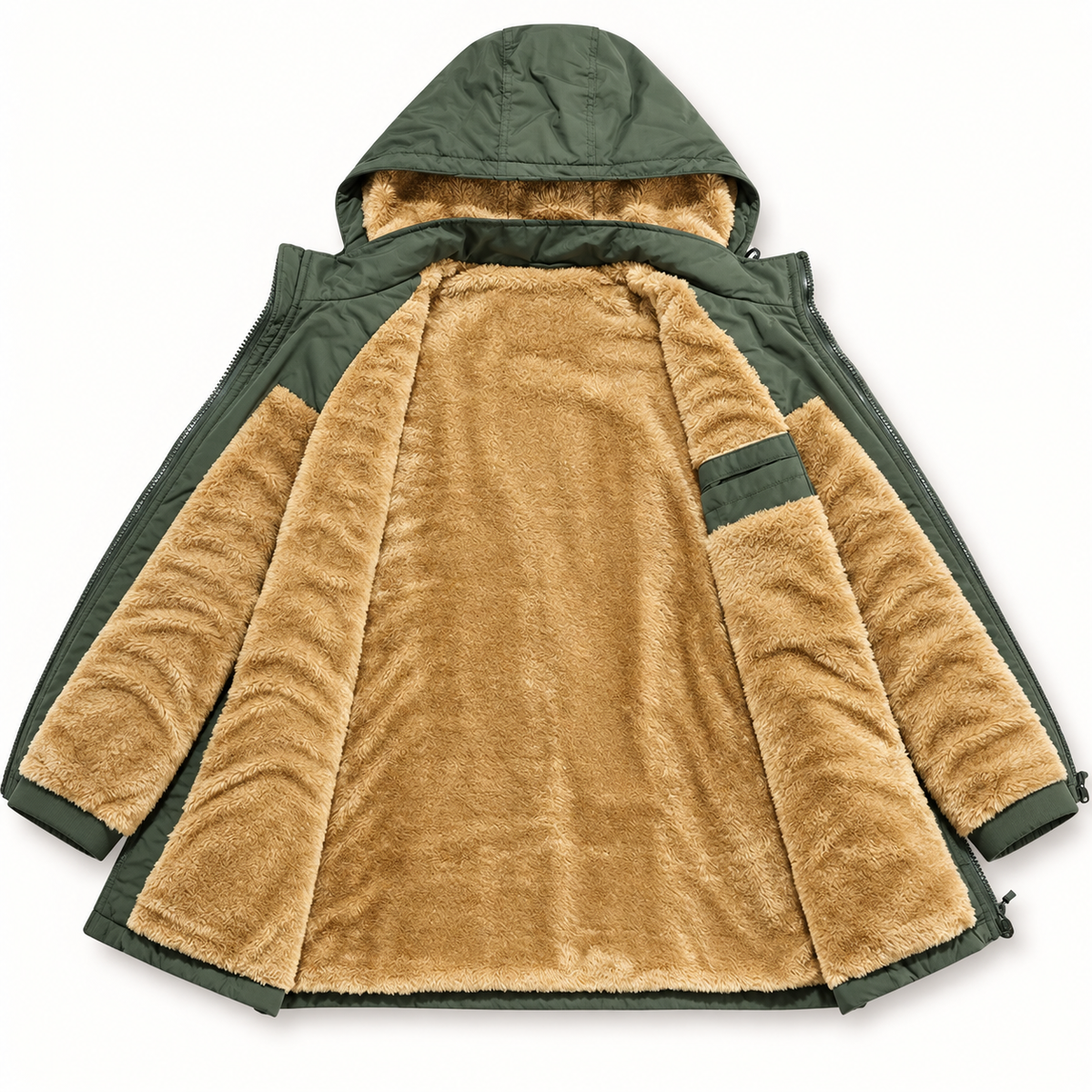 Veste parka randonnée homme – intérieur polaire