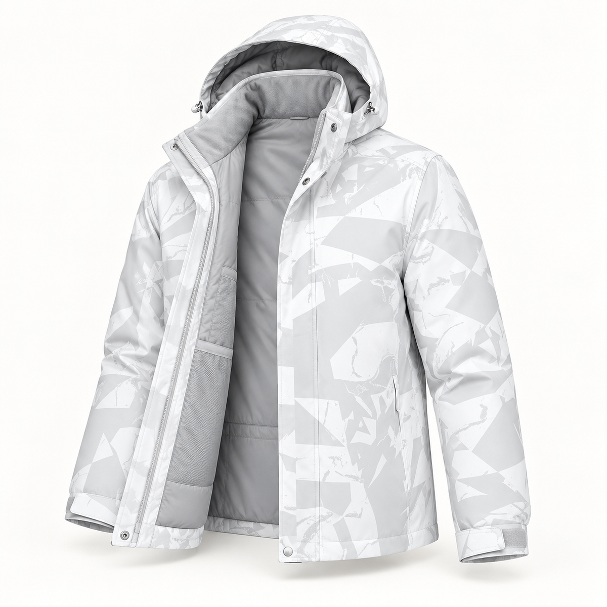 Veste randonnée neige homme – vue intérieure