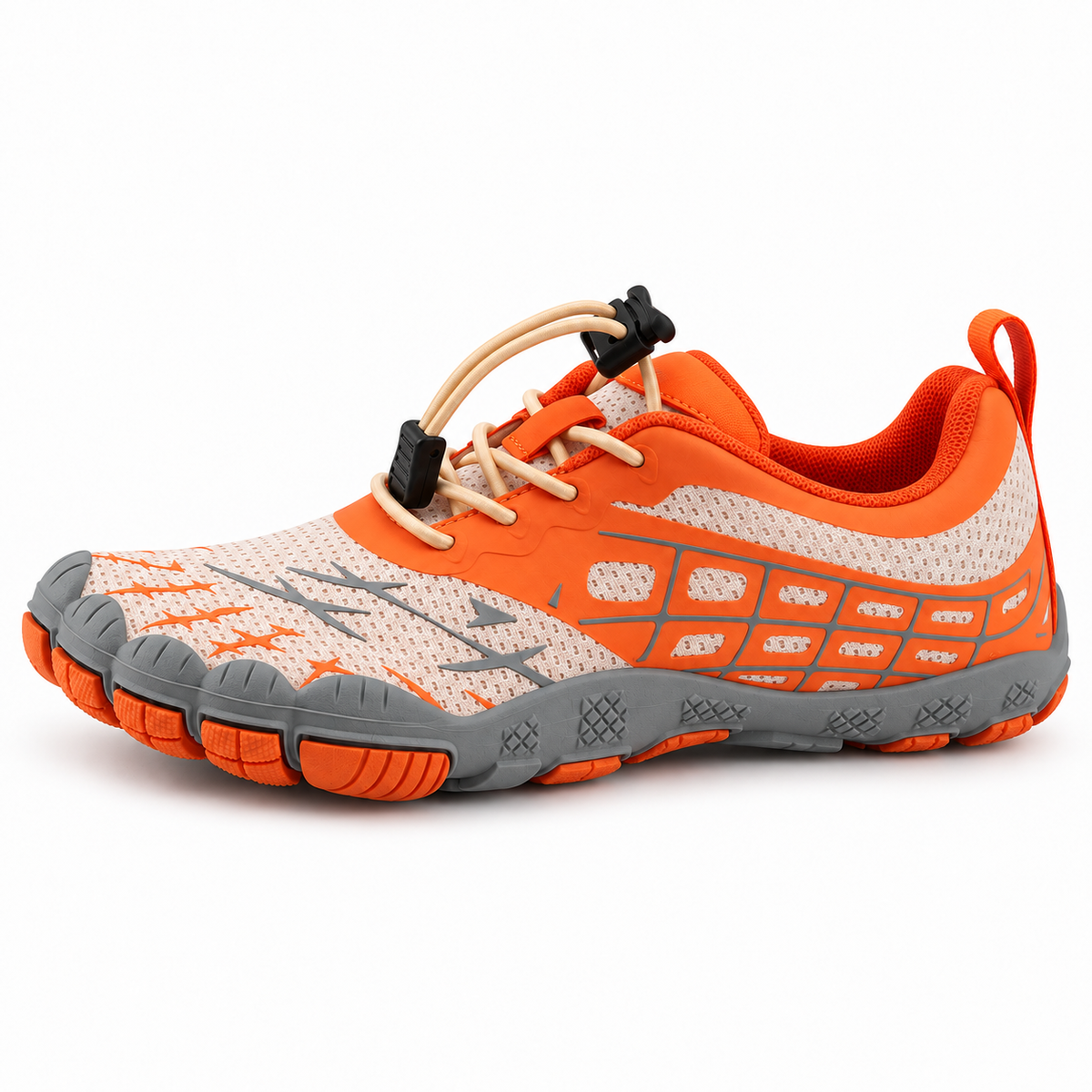 08b chaussure randonnee eau orange profil