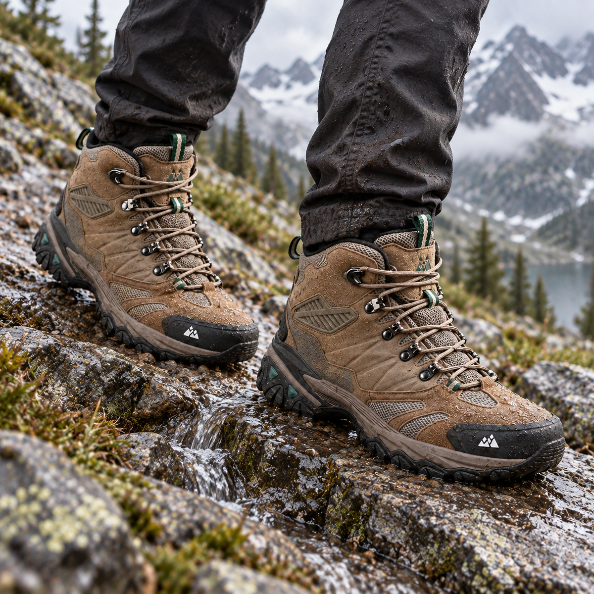 08b chaussure randonnee haute montagne terrain humide