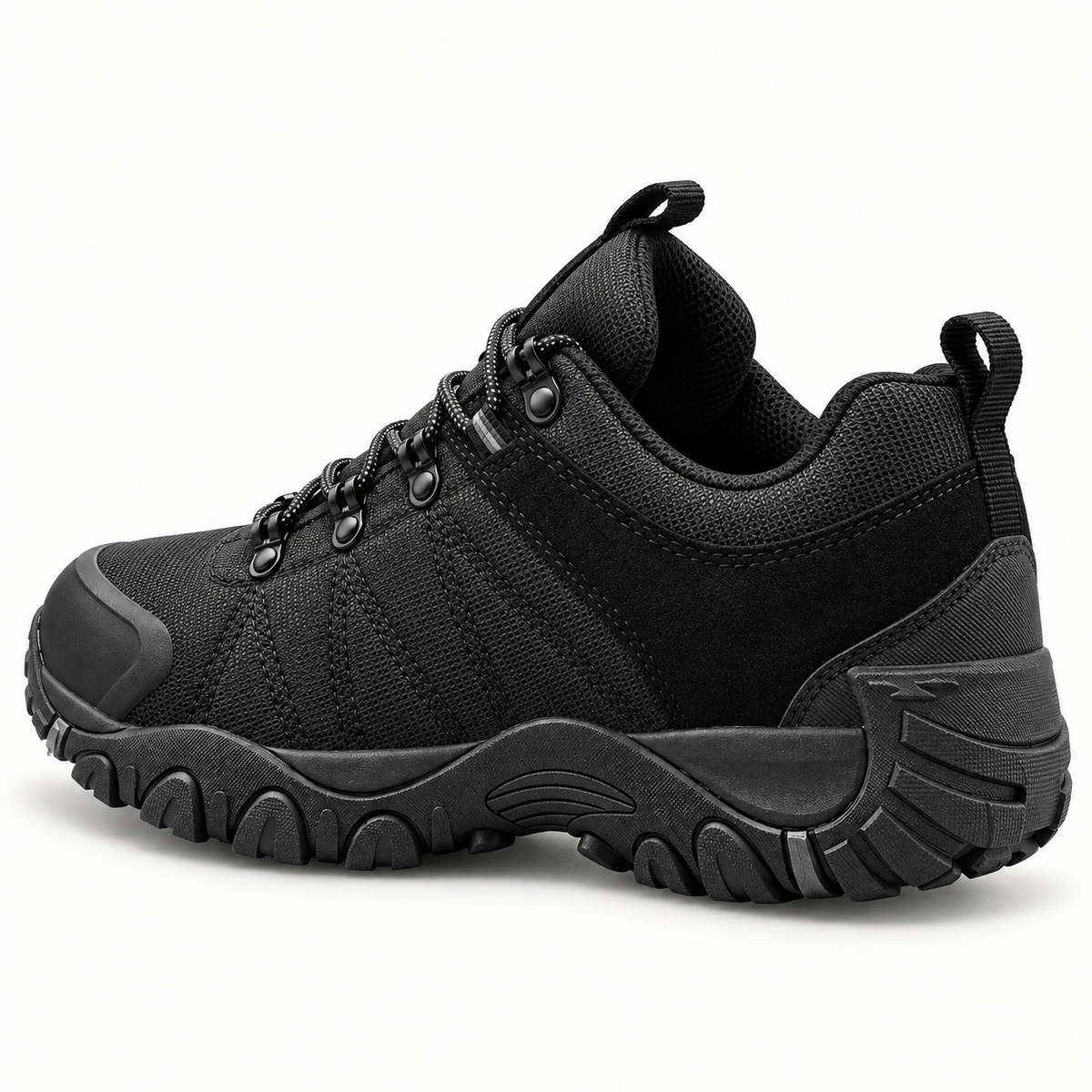 08b chaussure randonnee homme noir maintien talon
