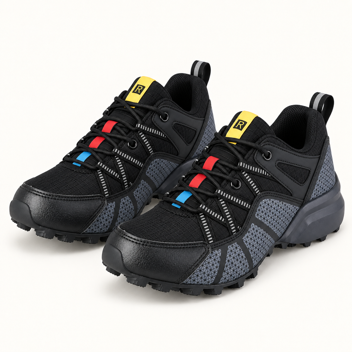 08b chaussures randonnee rapide noires paire