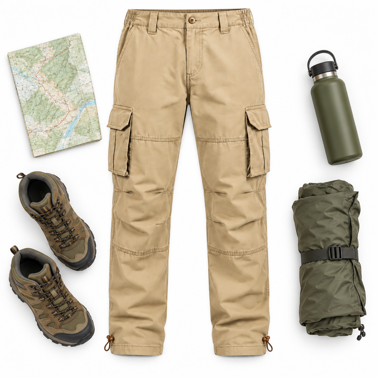 08b pantalon randonnee coton homme equipement