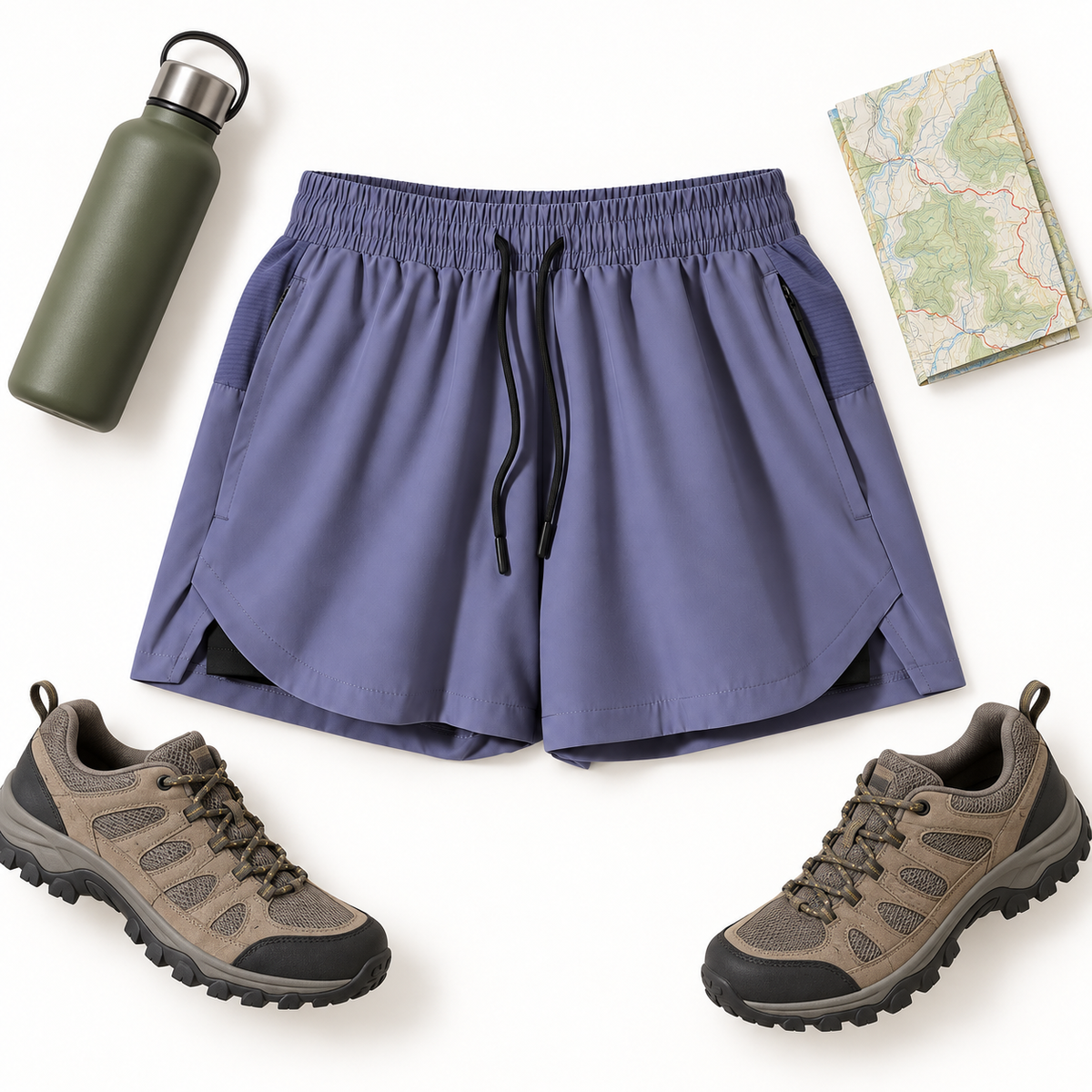 08b short de randonnee taupe equipement