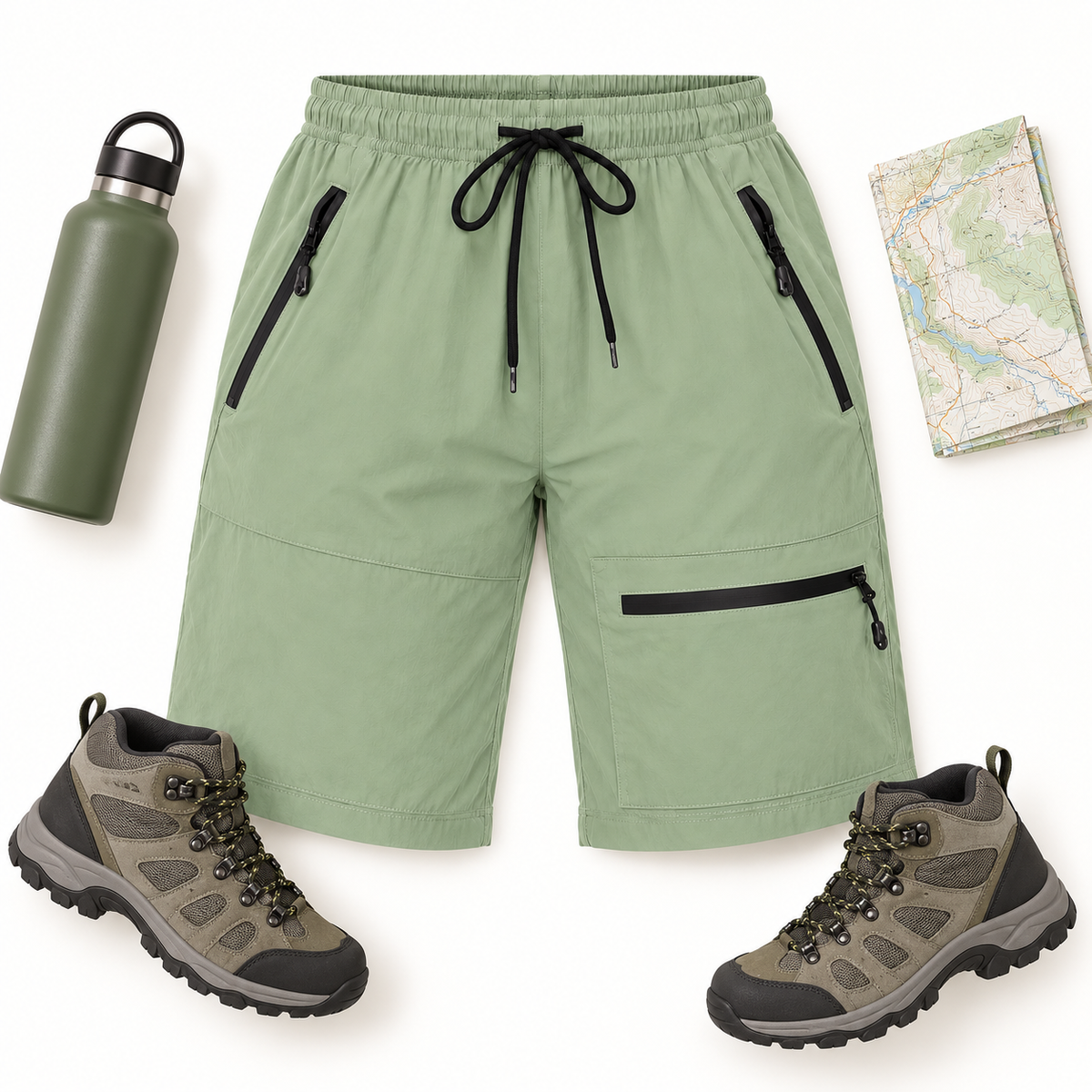 08b short randonnee femme avec poches equipement
