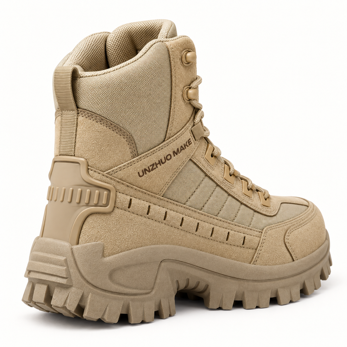 08c chaussure randonnee jungle beige maintien talon