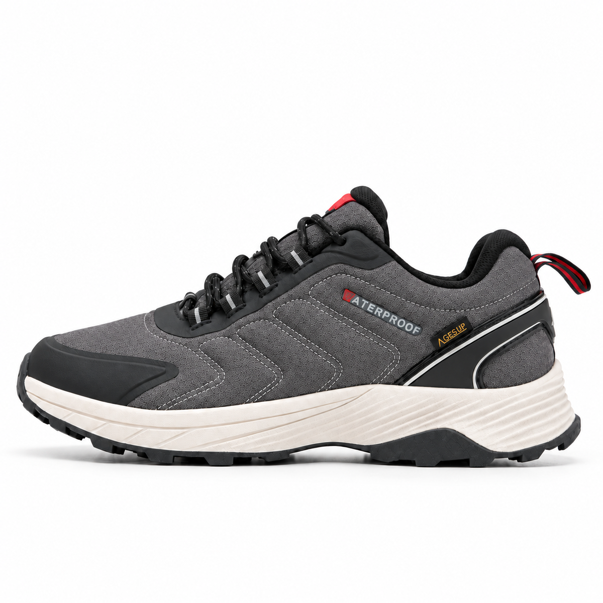 08c chaussure randonnee synthetique grise profil