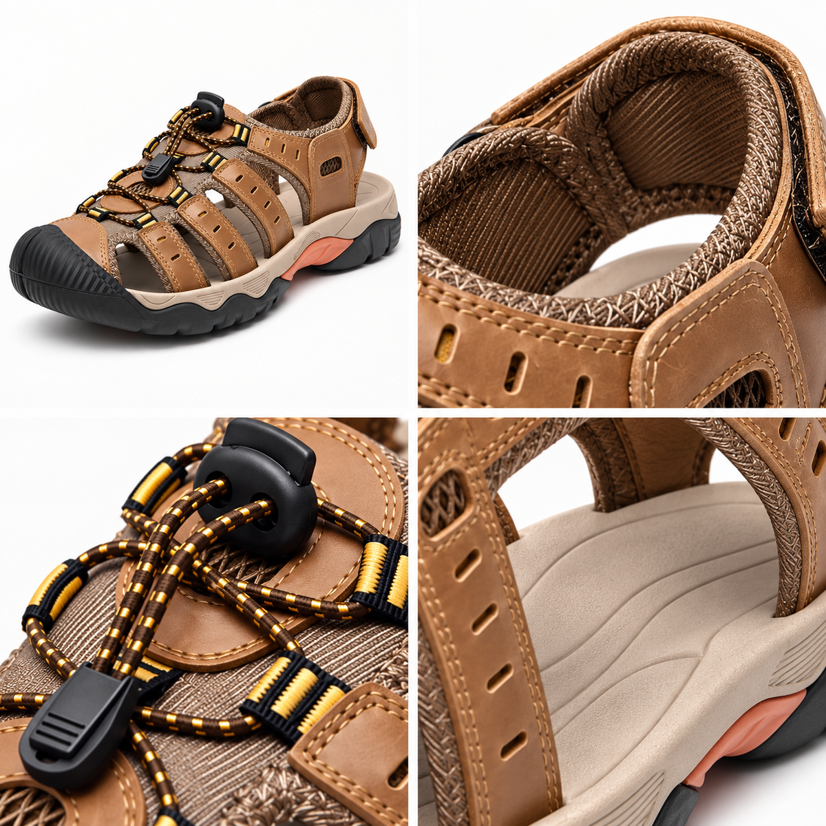 08c sandales interieur cuir randonnee details cuir