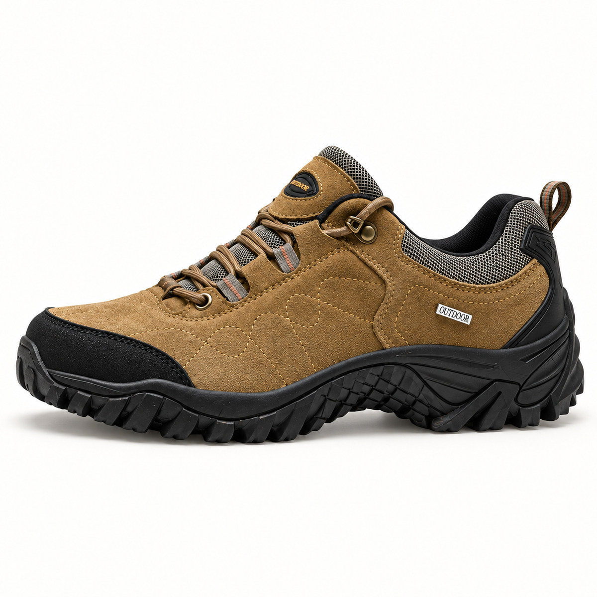 08d chaussure basse randonnee marron profil