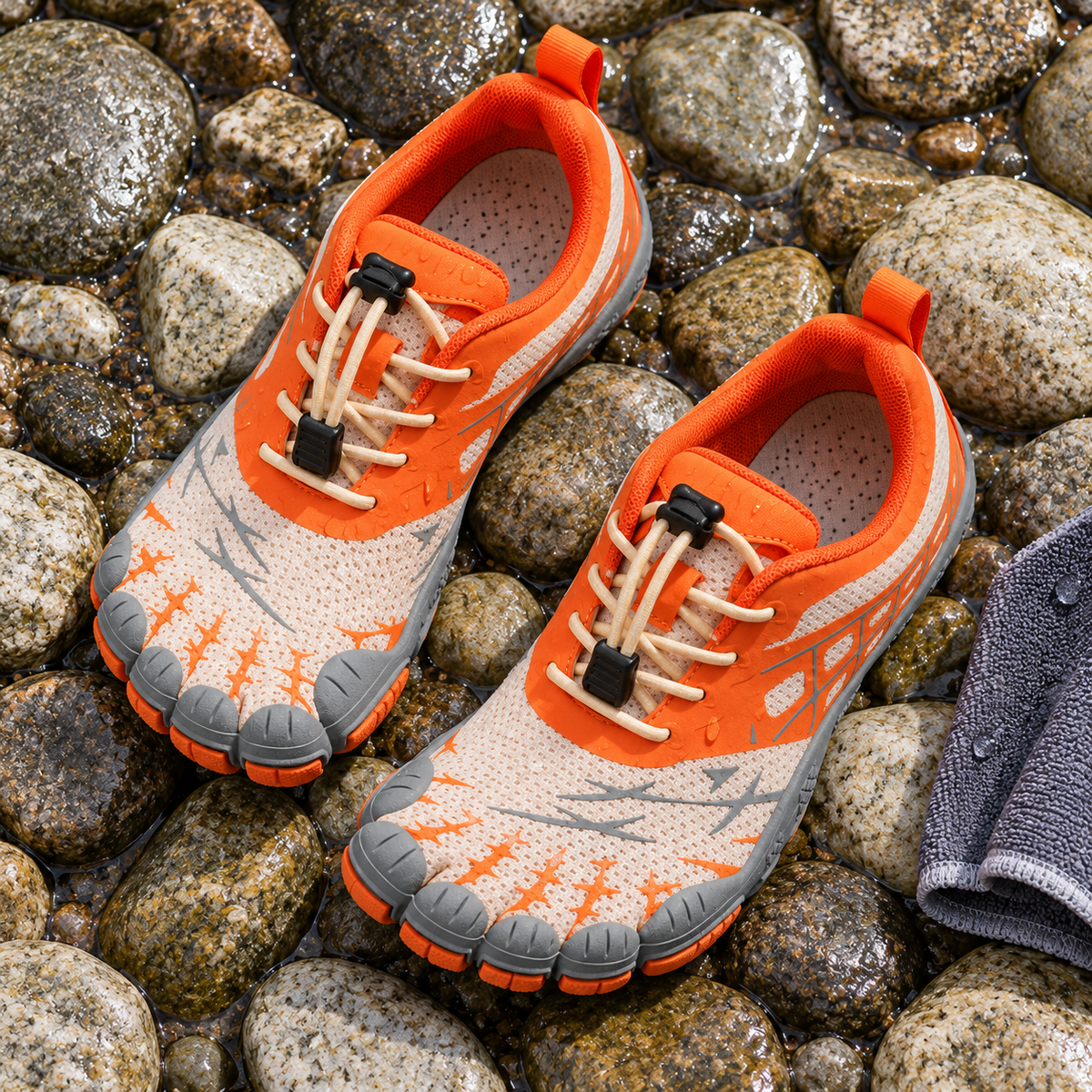 08d chaussure randonnee eau paire riviere