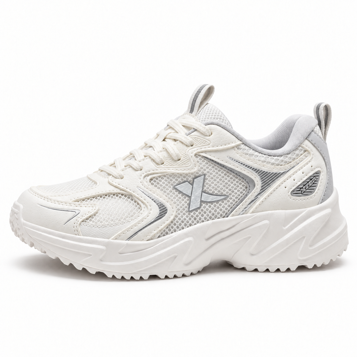 08d chaussures randonnee femme blanc profil