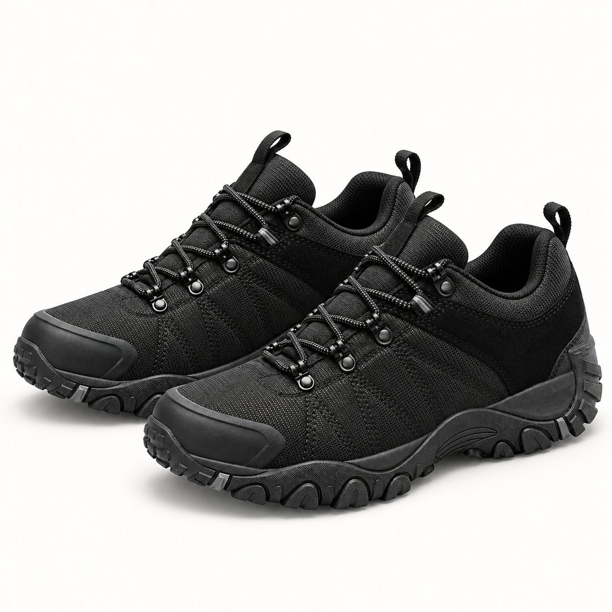 08d chaussures randonnee homme noires paire