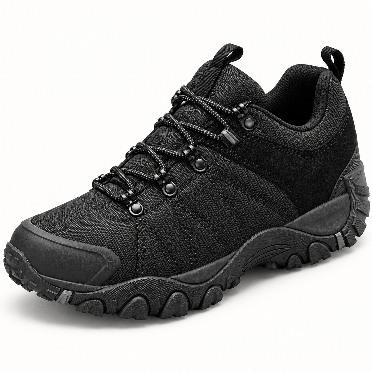 08e chaussure randonnee homme noir lacage col