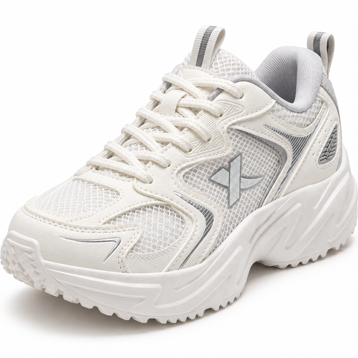 08f chaussures randonnee femme blanc matiere renforts