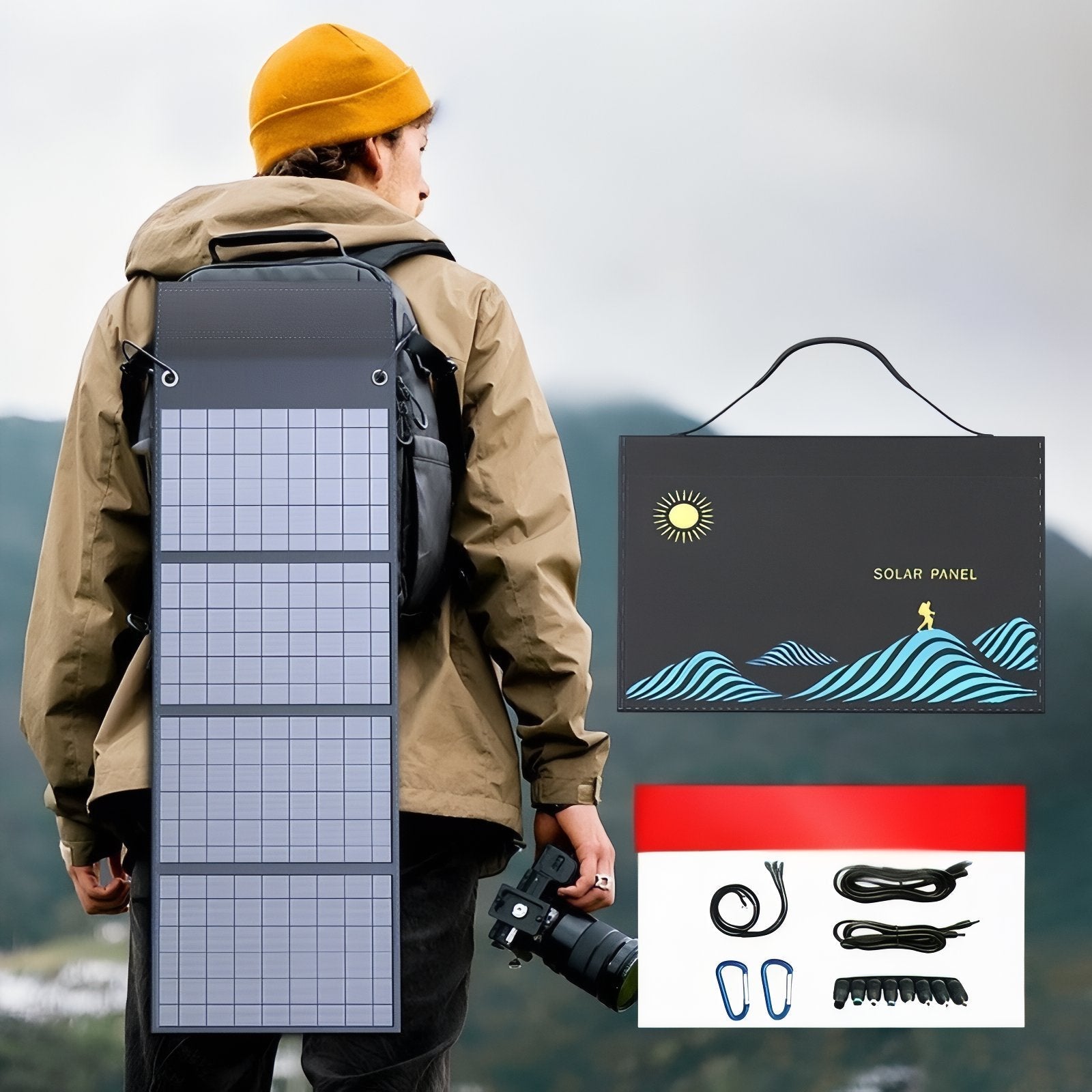 Kit Chargeur Solaire Randonnée