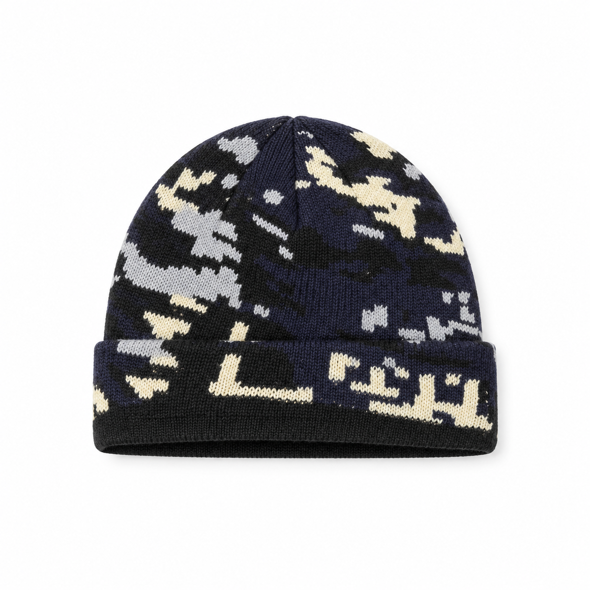Bonnet neige bleu – pliage compact