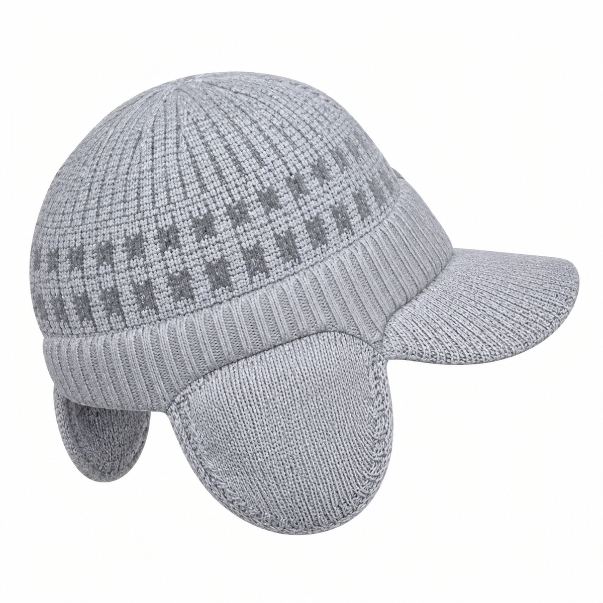 Bonnet technique gris clair – trois-quarts opposé