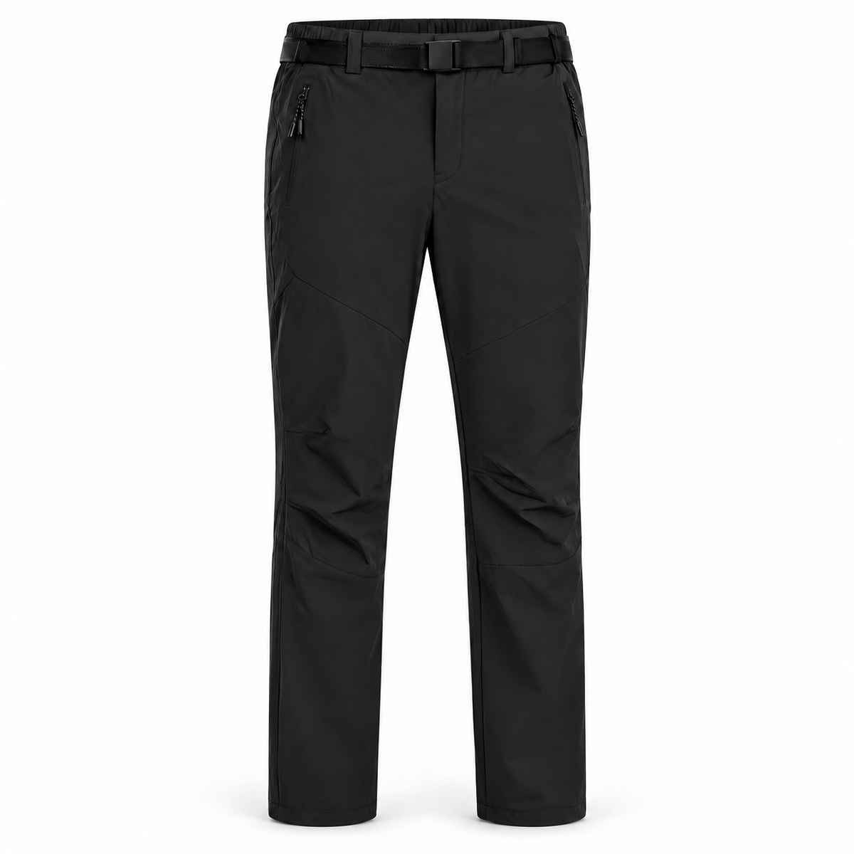 Pantalon anti UV homme noir – vue de face sur fond blanc