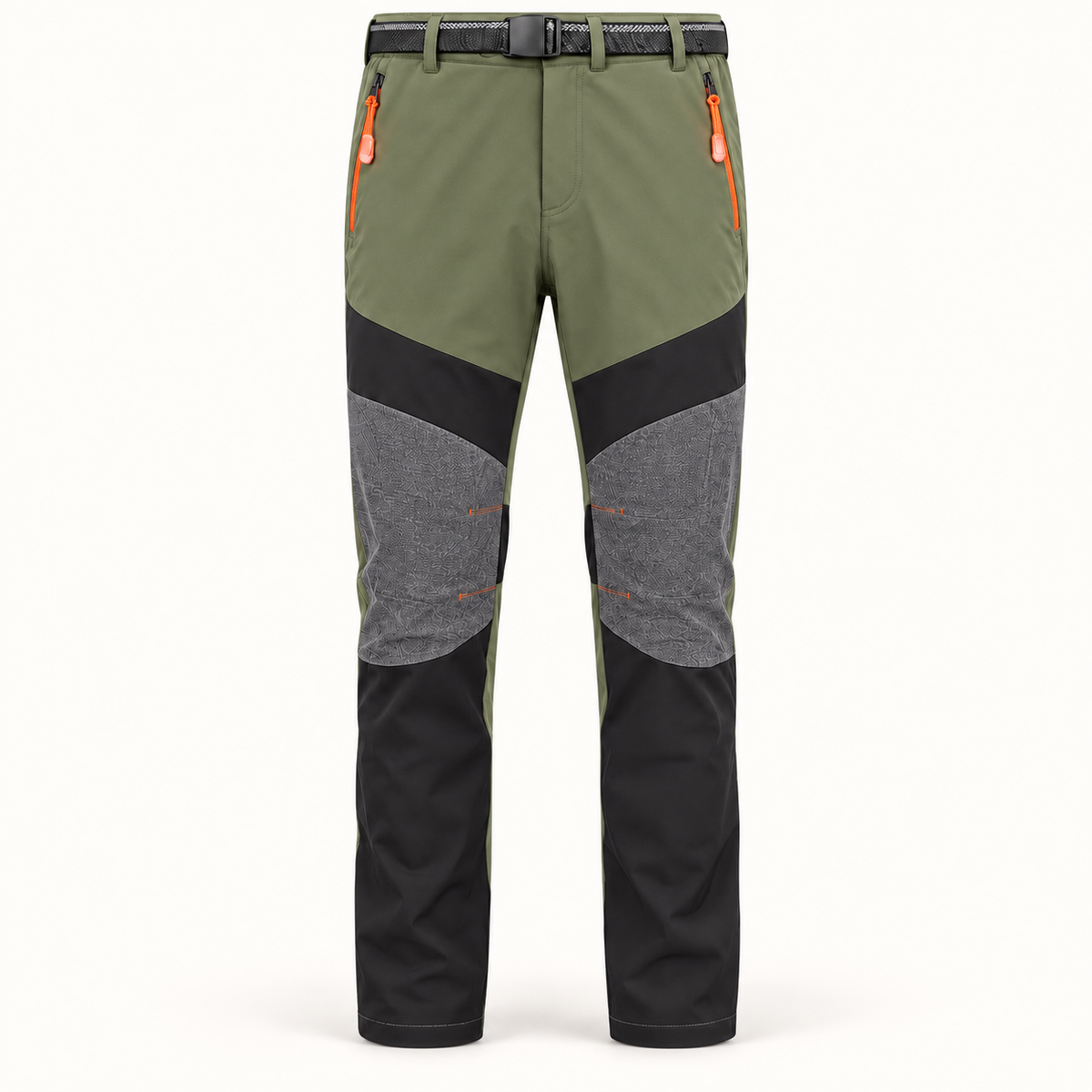 09 pantalon leger randonnee homme vert armee packshot