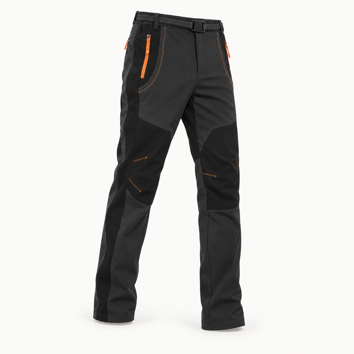 Pantalon randonnée homme grande longueur noir – packshot