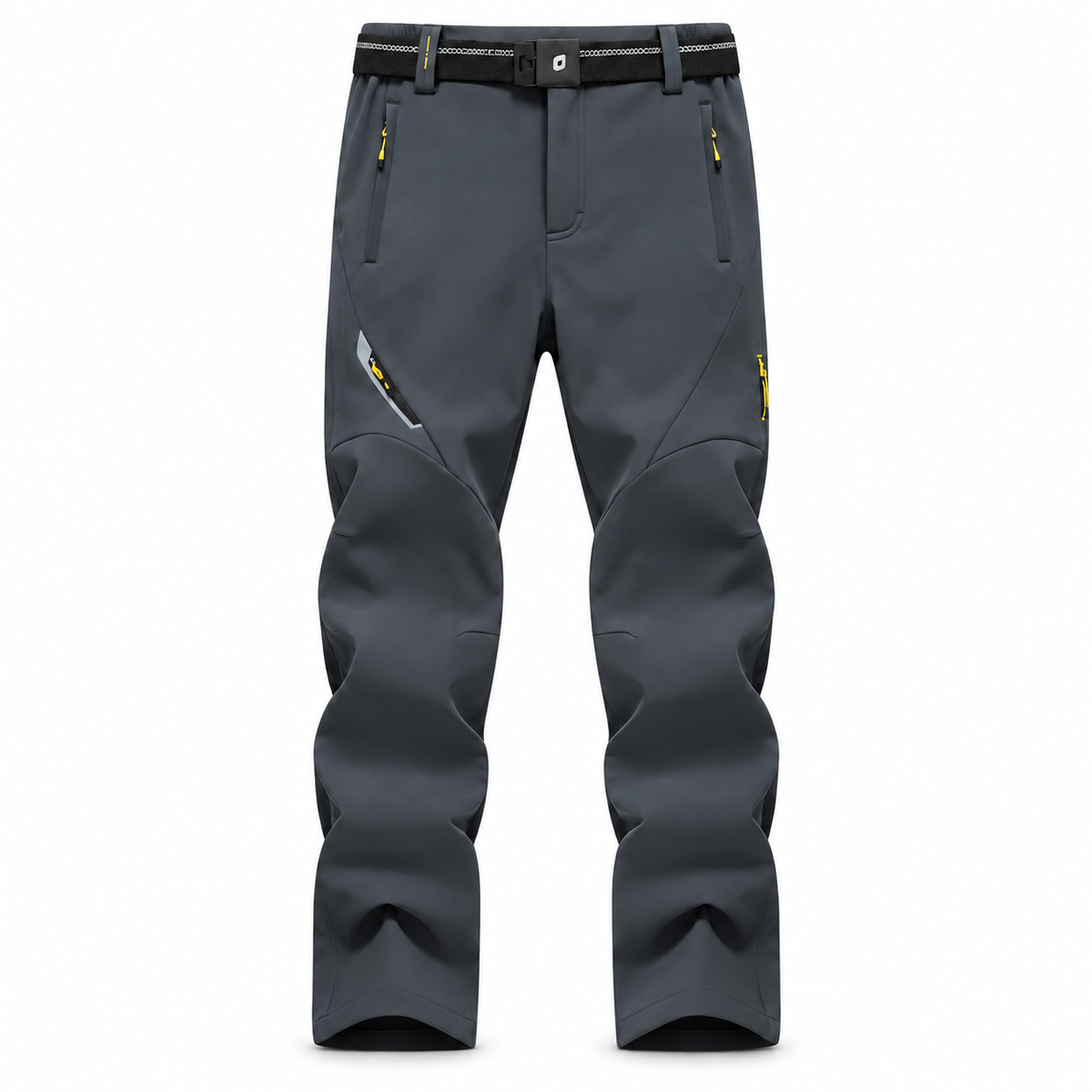 Pantalon randonnée neige homme gris anthracite — packshot frontal