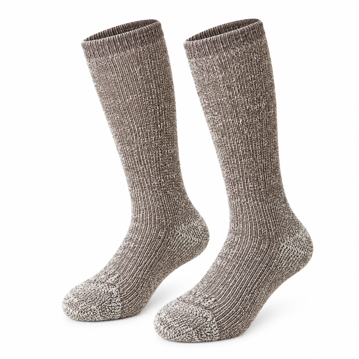 Chaussettes Randonnée Pour Bottes — Café — Conversion Pointes