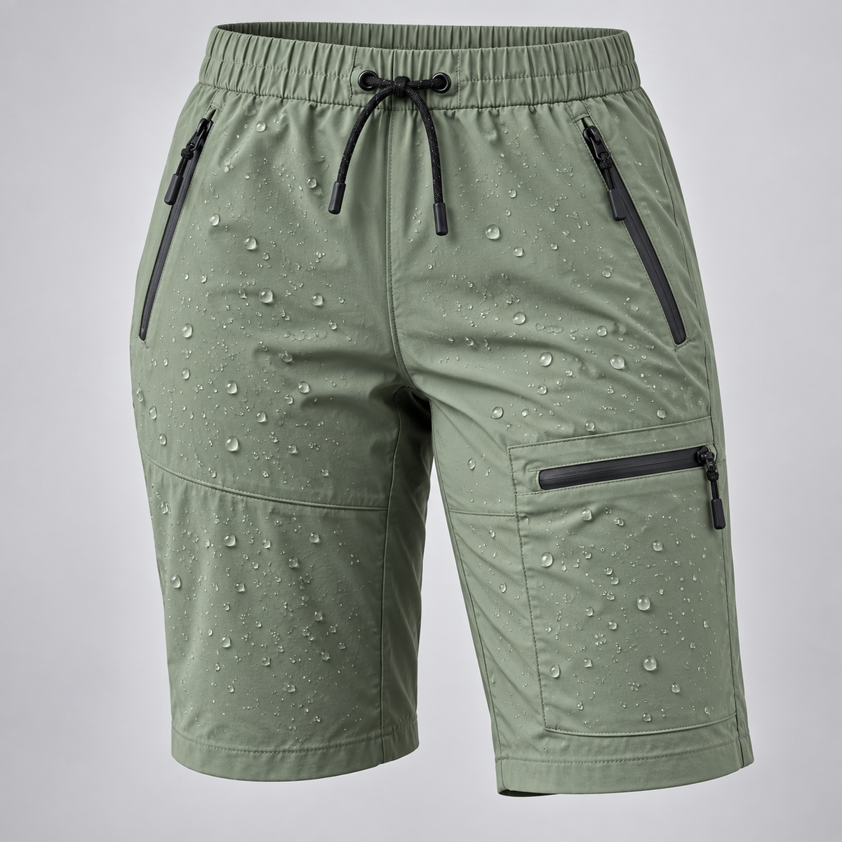 09 short randonnee elastane vert deperlant