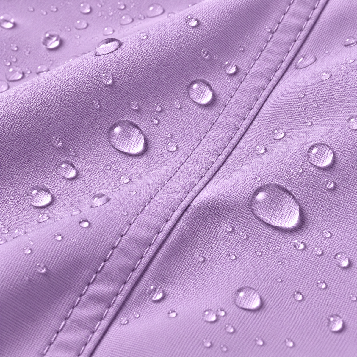 Veste coupe vent femme randonnée – détail tissu déperlant