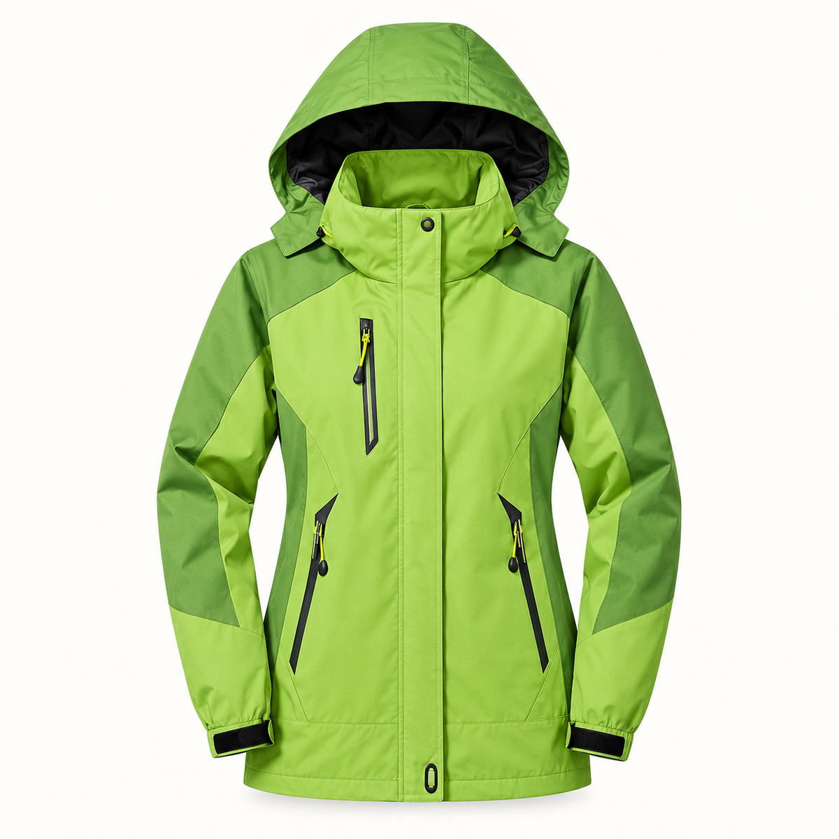 Veste randonnée neige femme verte – vue de face