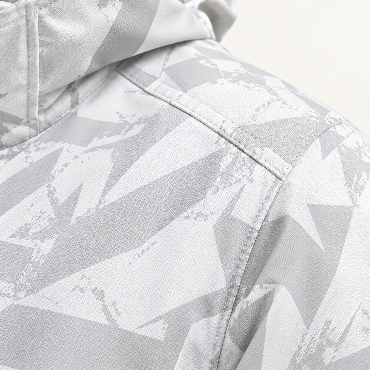 Veste randonnée neige homme – macro matière et couture