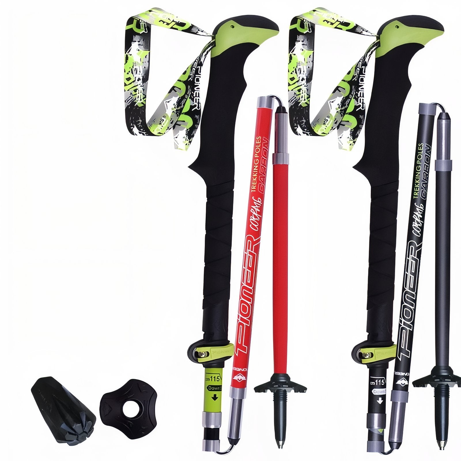 Batons De Randonnée Carbone 2 Brins