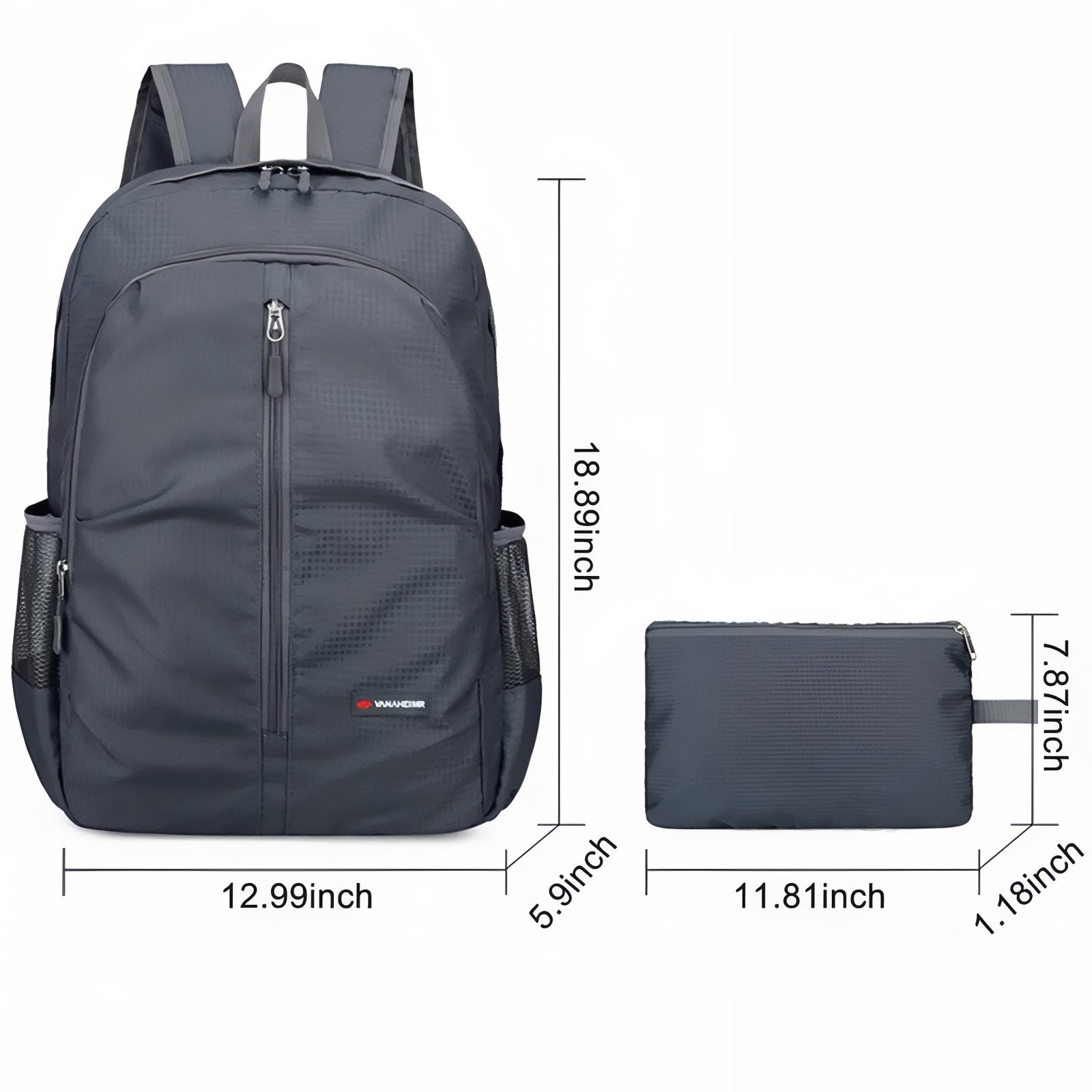 Sac de Randonnée 30L Femme Noir