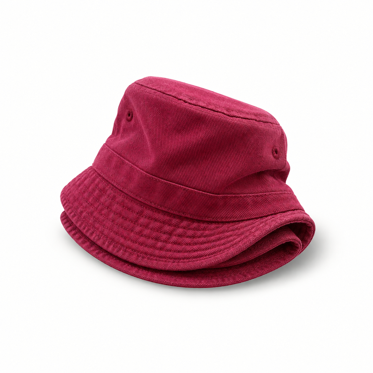 Chapeau randonnée pliable bordeaux – pliage compact