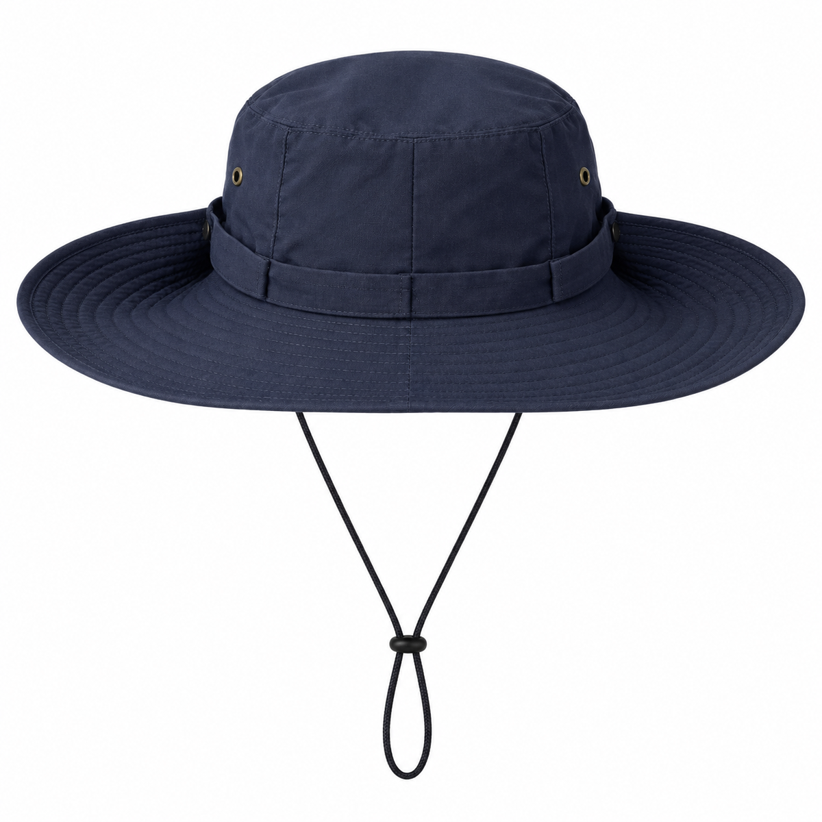 Chapeau tissu homme bleu – arrière