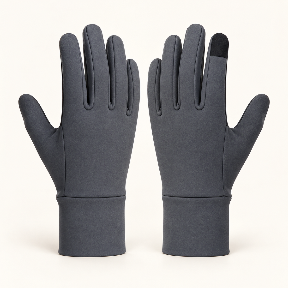 Gants randonnée hiver femme gris – paire complète