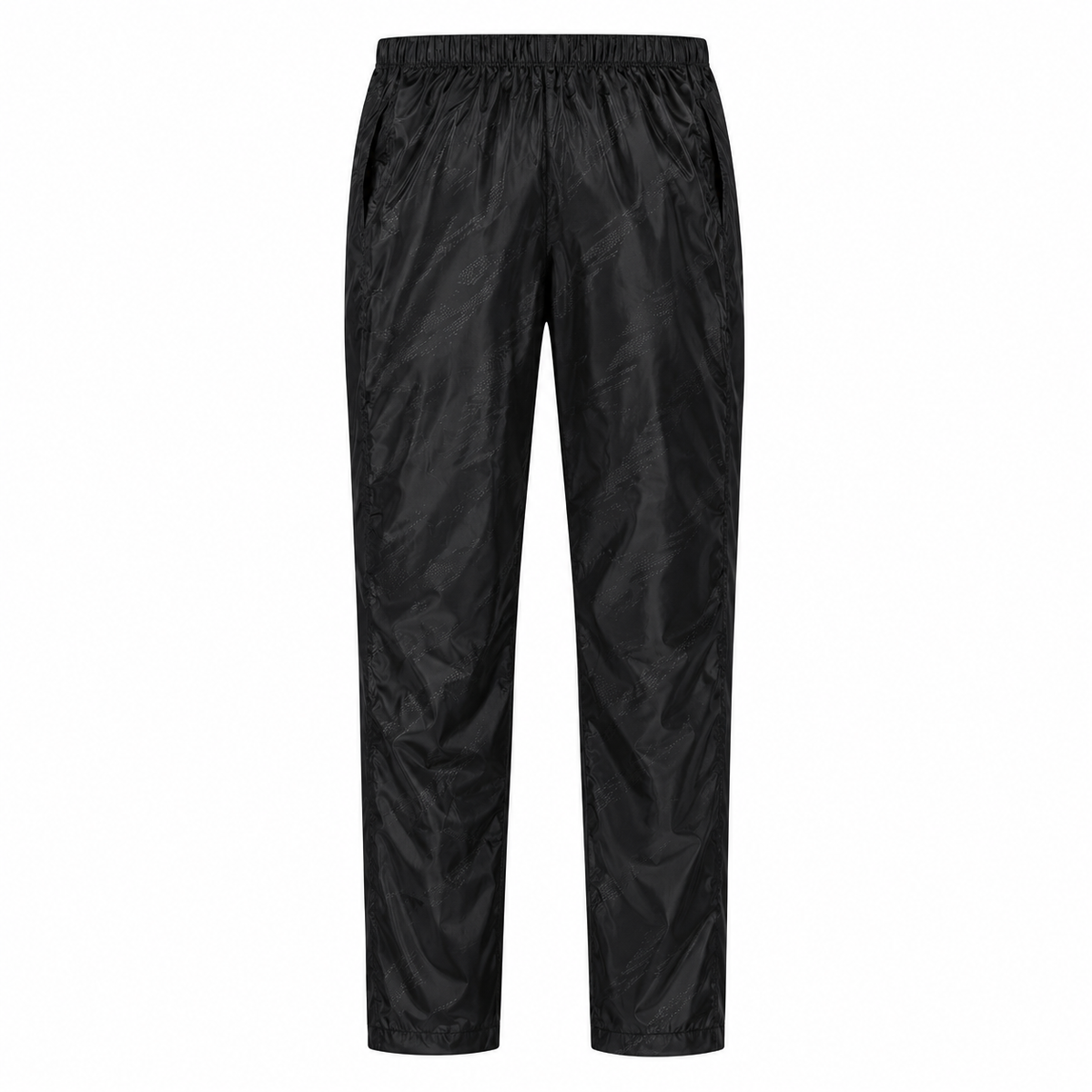 Pantalon de randonnée nordique noir — packshot frontal
