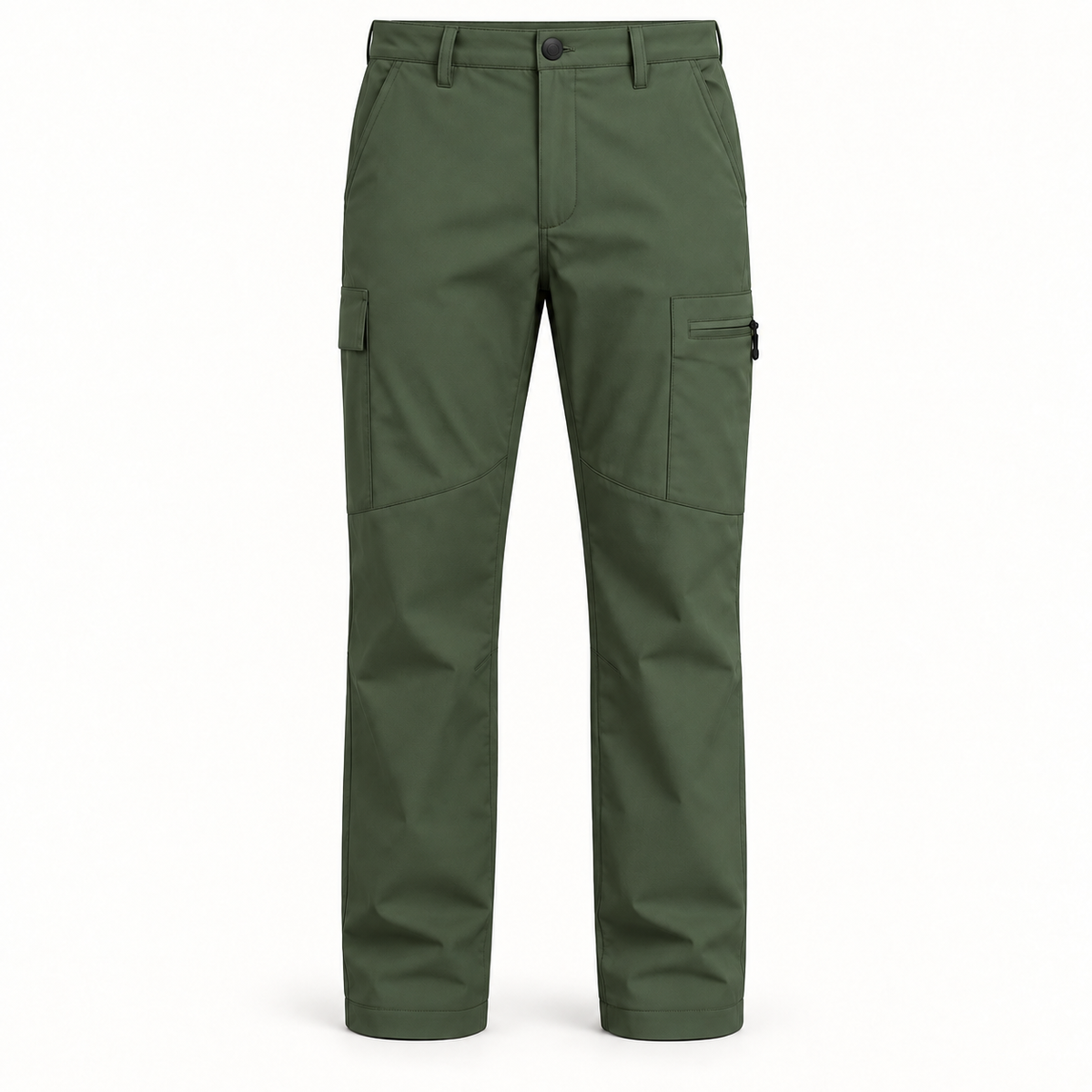 Pantalon randonnée beige modèle vert — packshot frontal