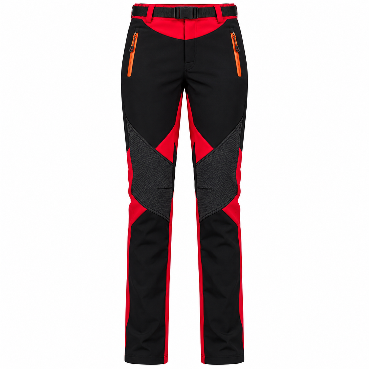 Pantalon randonnée haute montagne rouge – packshot face