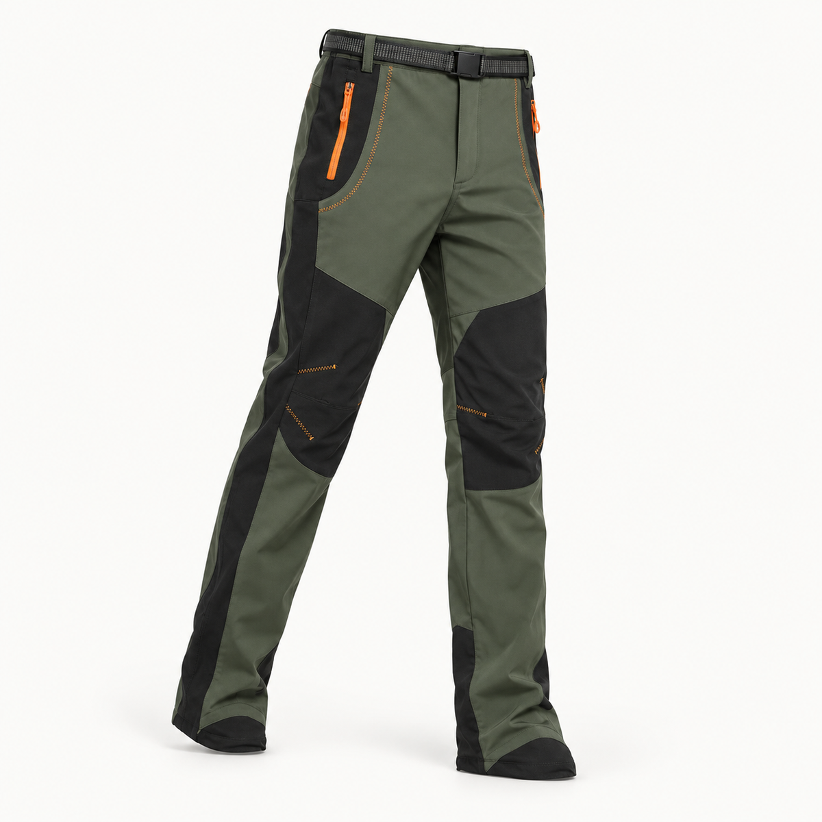 Pantalon randonnée homme grande longueur vert – packshot