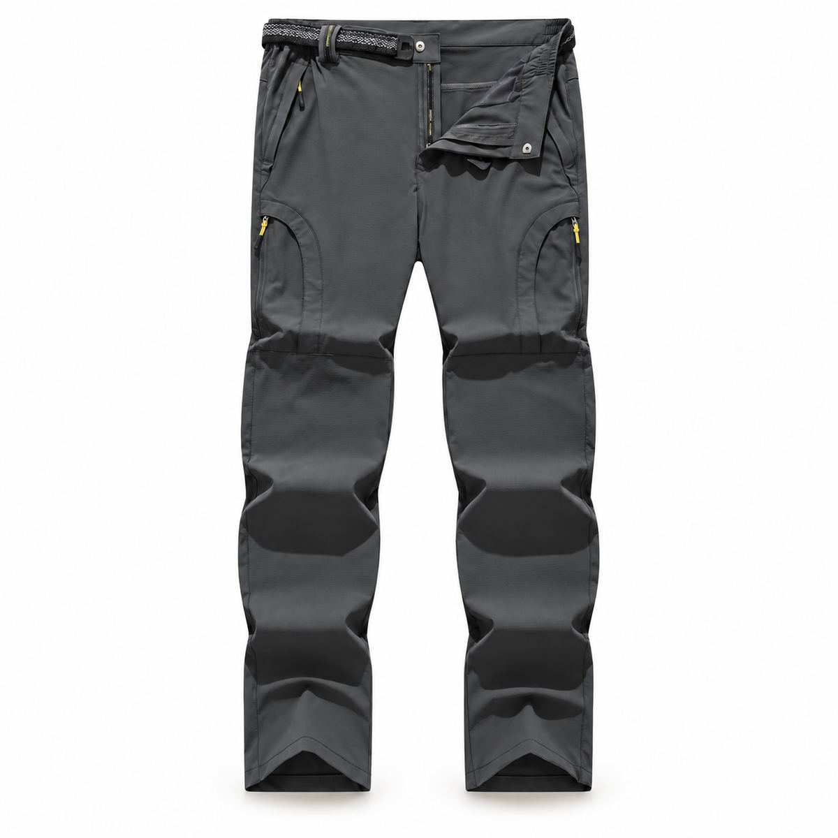 Pantalon randonnée renforcé gris foncé – vue de face