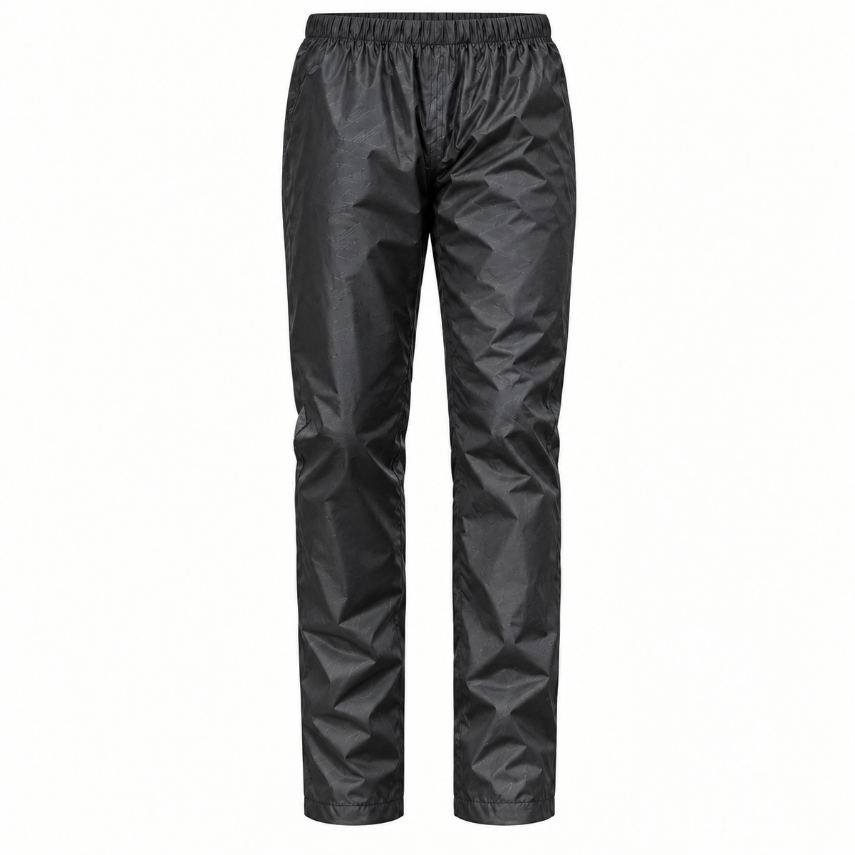 Pantalon randonnée slim noir – packshot face sur fond blanc