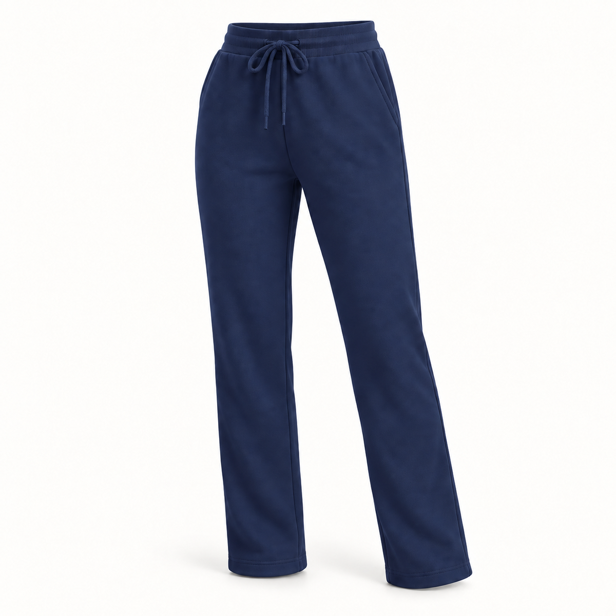 Pantalon randonnée velours femme bleu – packshot