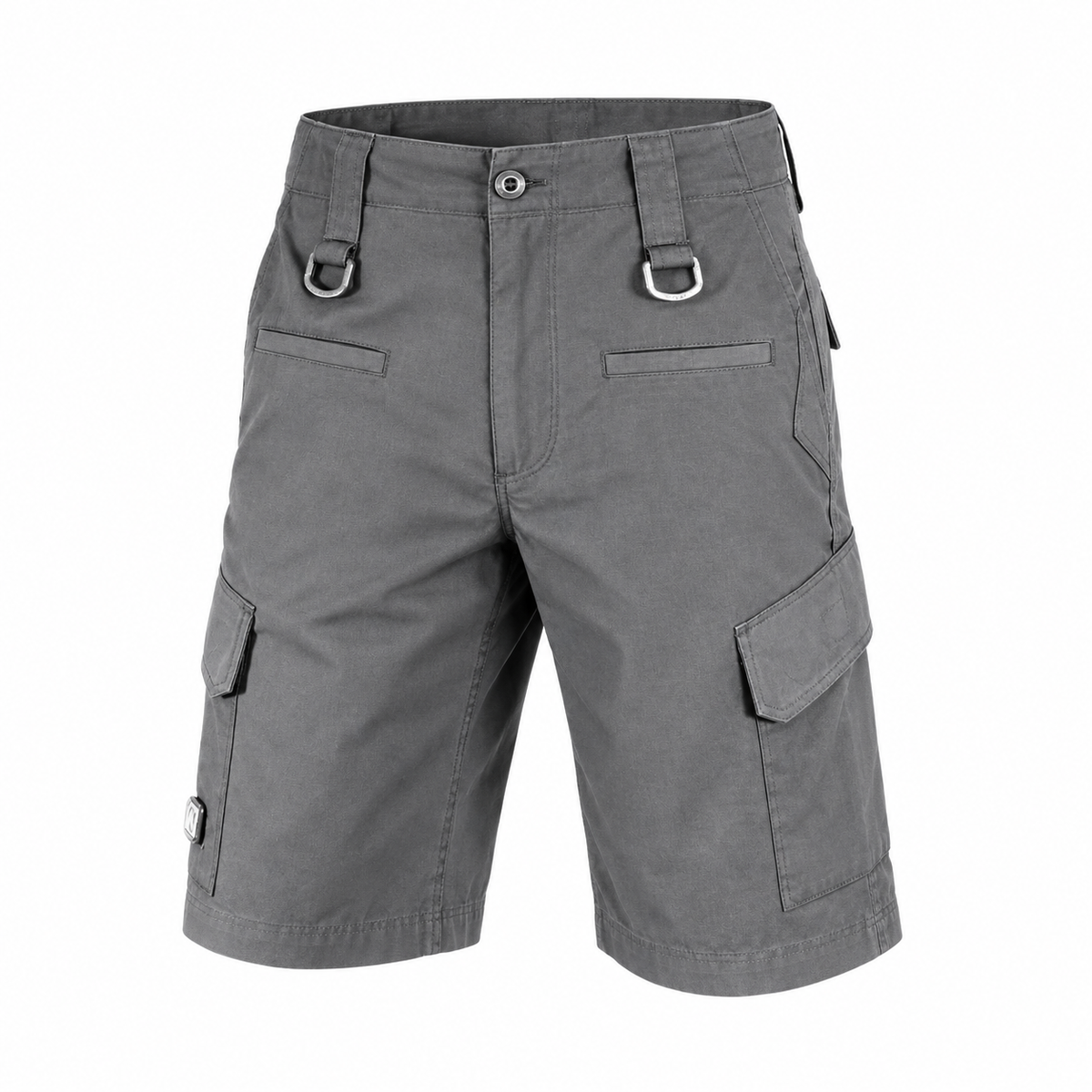 Short randonnée coton gris – packshot